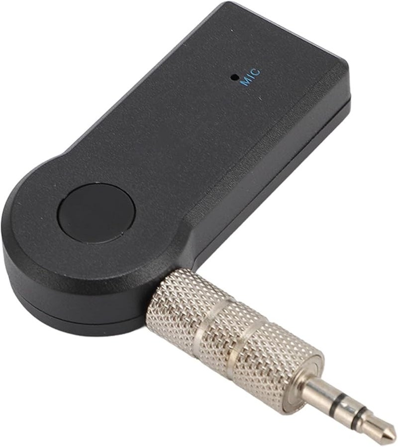 Portable Wireless Bluetooth AUX Adapter with Built in MIC and Long Battery Life for Car Drivers Amplifiers Headphones ABS Material 1pcs - Image 2